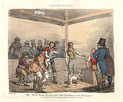 badger baiting Henry Alken 1785-1851