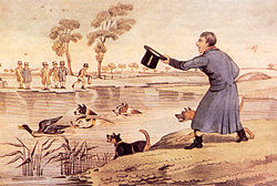 duck baiting Henry Alken 1785-1851