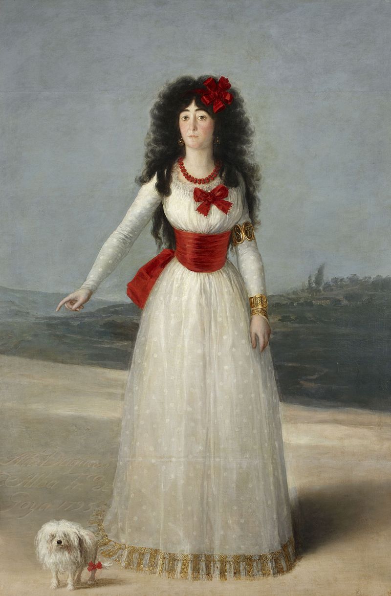 Goya la duchesse d alba 1795