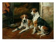 John emms hounds in a stable interior