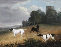 Pointers in a landscape Edwin Cooper 1785-1833
