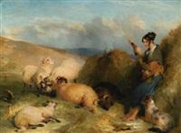 Sir edwin henry landseer lassie herding sheep