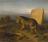 Sir edwin henry landseer the poor dog the shepherds grave